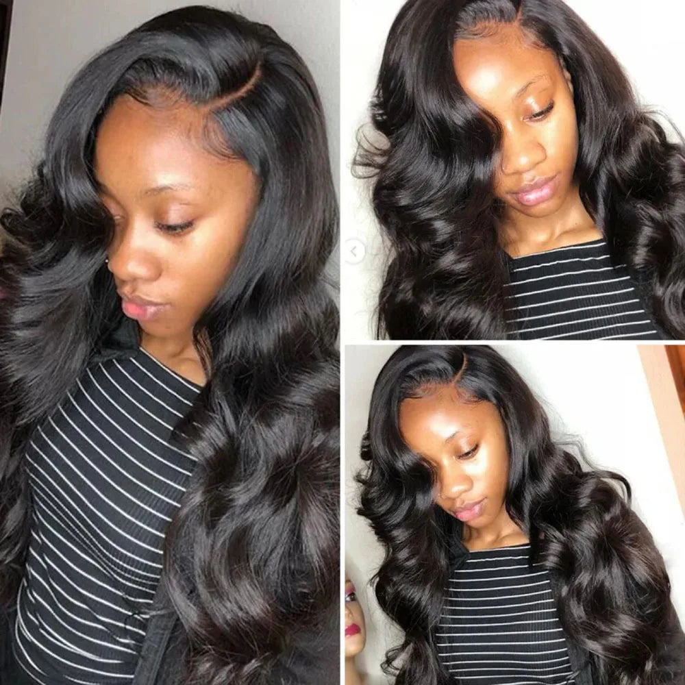 Women's 250% Density Body Wave HD Lace Front Human Hair Wig