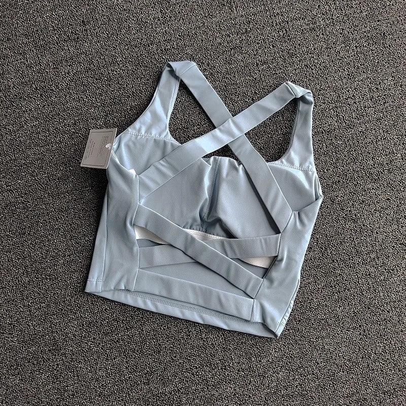 Women's Breathable Push Up Yoga Sports Bra