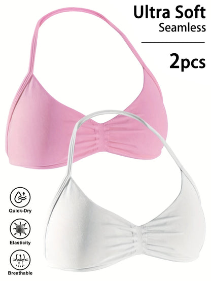 Women's High Support Lace Up Sports Bra