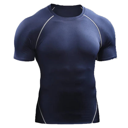 Men's Quick Dry Compression Running T Shirt