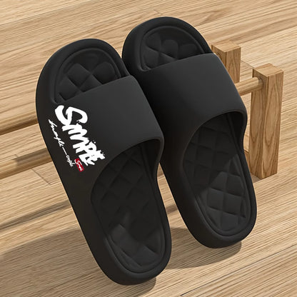 Men’s Waterproof Non Slip Perforated Bathroom Slippers Four Season Casual Shoes
