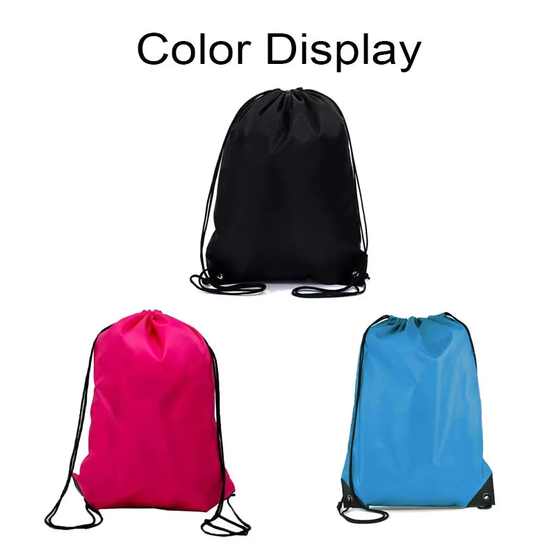 Unisex Lightweight Drawstring Gym and Travel Backpack