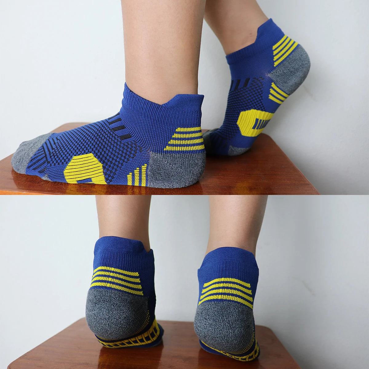 3 or 9 Pairs Non Slip Sports Socks for Men and Women