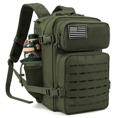 25L MOLLE Tactical Hiking Backpack with Dual Bottle Holders