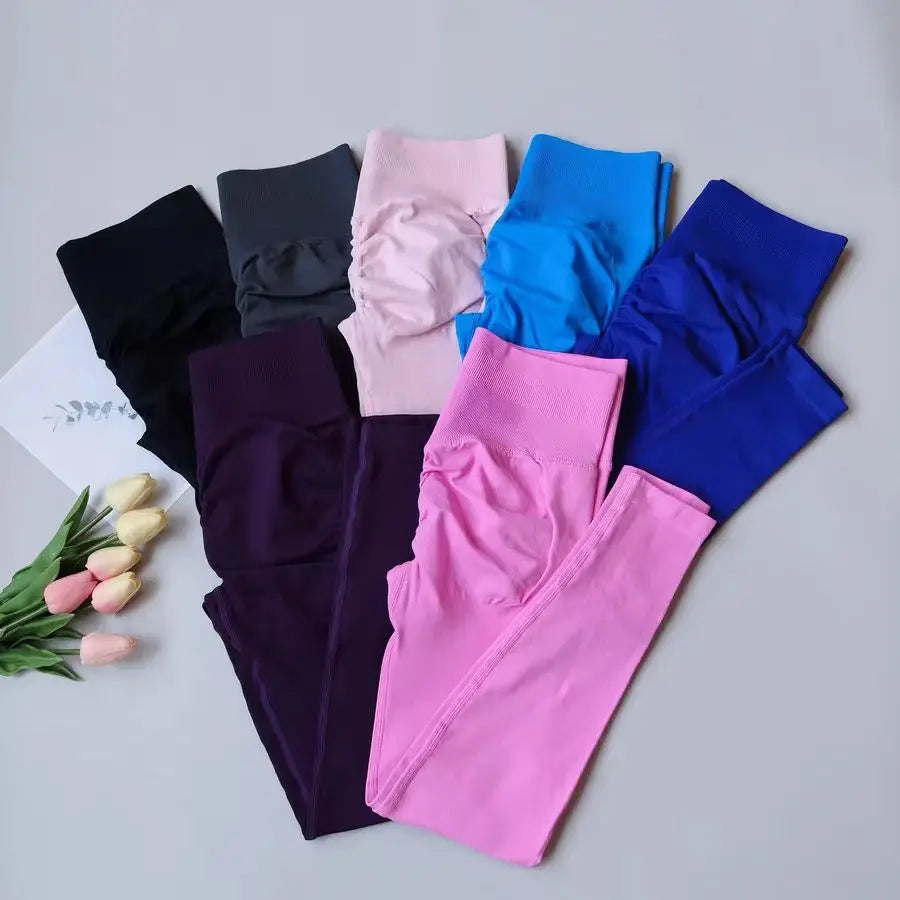 Women's High Waist Seamless Butt Lift Yoga Leggings
