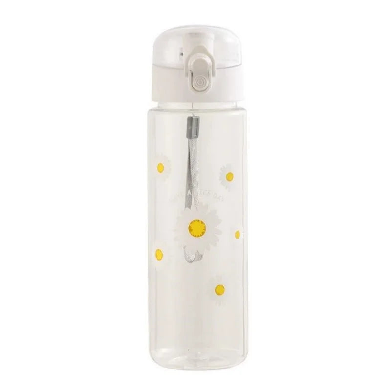 780ml Daisy Flower Leak Proof Sports Water Bottle