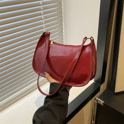 Women’s Retro PU Leather Shoulder Hobo Bag