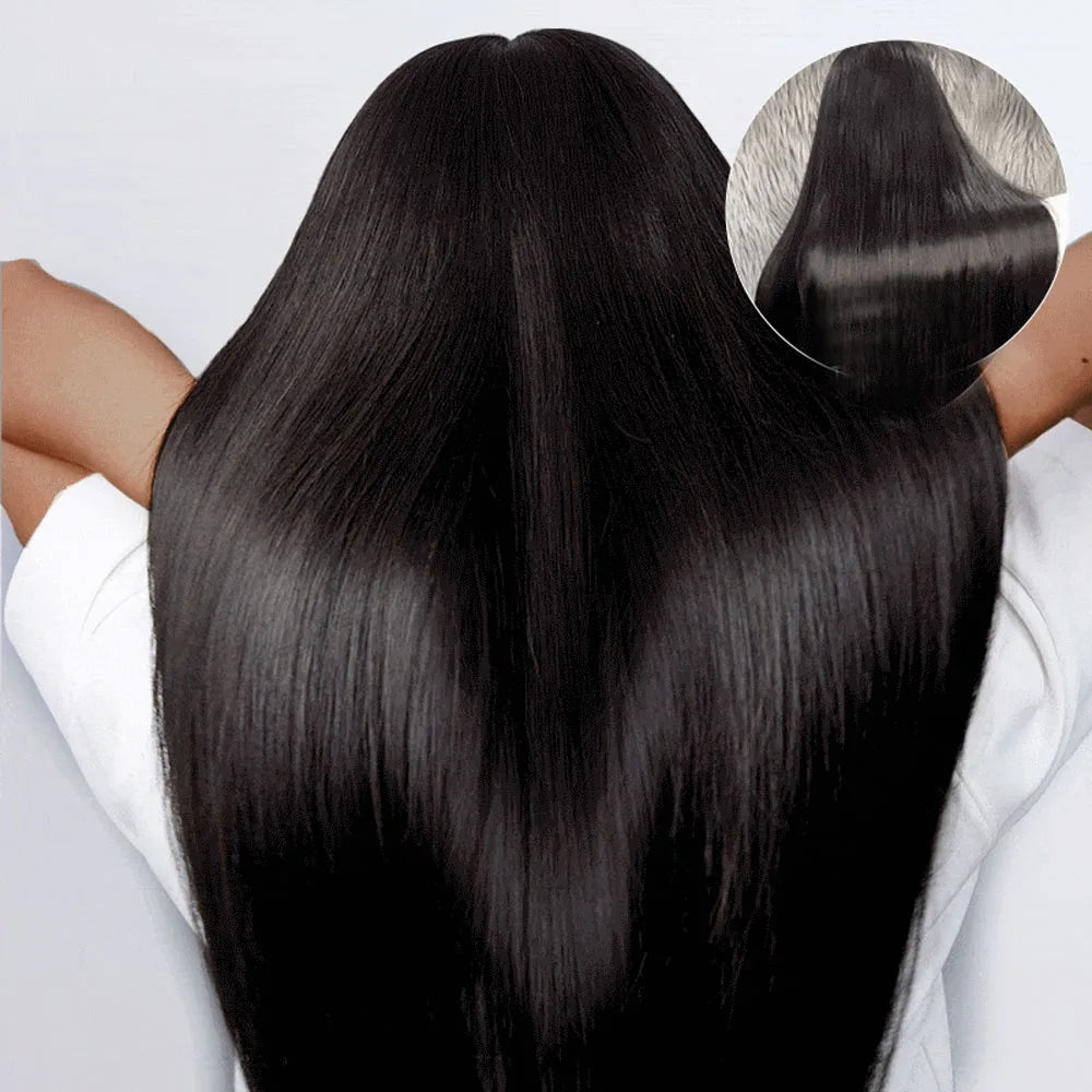 Women's 30 to 42 Inch 250% Density Bone Straight HD Lace Front Human Hair Wig