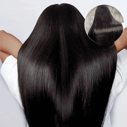 Women's 30 to 42 Inch 250% Density Bone Straight HD Lace Front Human Hair Wig