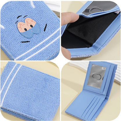 Women's Cute Plush Fuzzy Zip Coin Purse