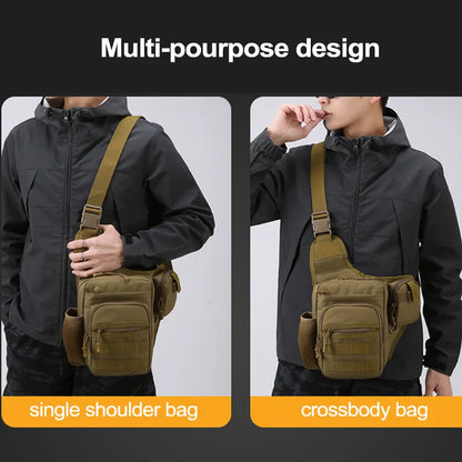 Men's Tactical MOLLE Crossbody Waist Pack