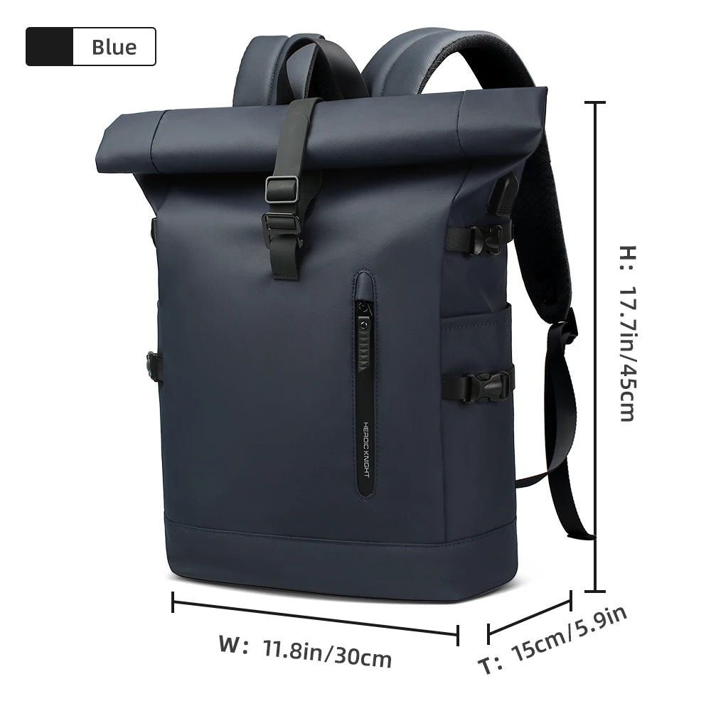 HK Expandable Waterproof Laptop Travel Backpack with USB Port