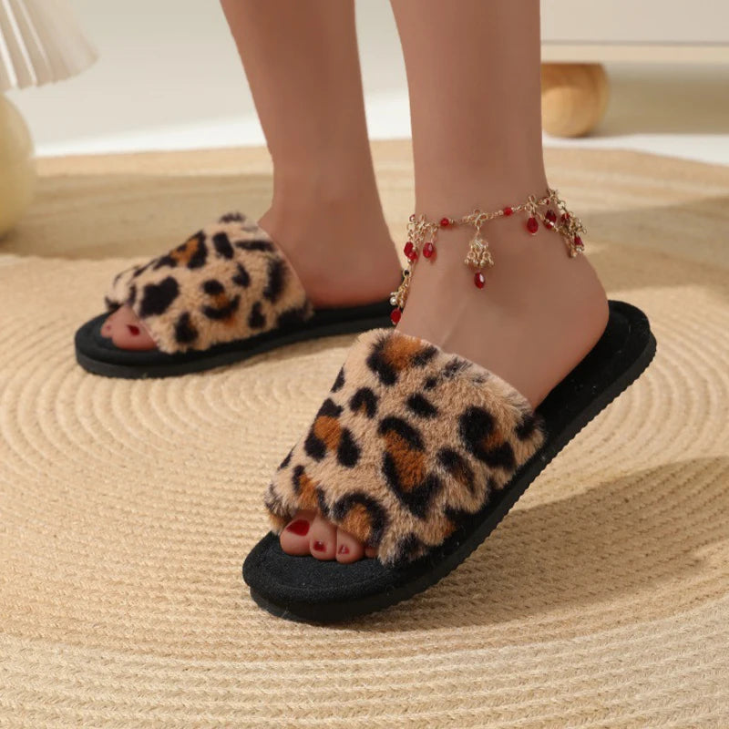 Women's Warm Plush EVA Non Slip House Slippers