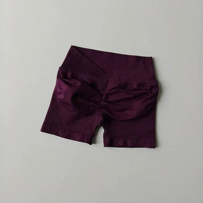 Women's High Waist V Shape Butt Lift Yoga Shorts
