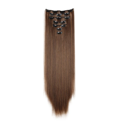 WIGSIN 24 Inch 7 Piece Straight Clip In Hair Extensions