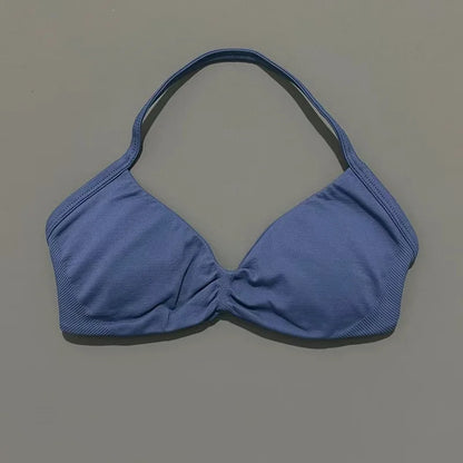 Women's High Support Strappy Halter Sports Bra