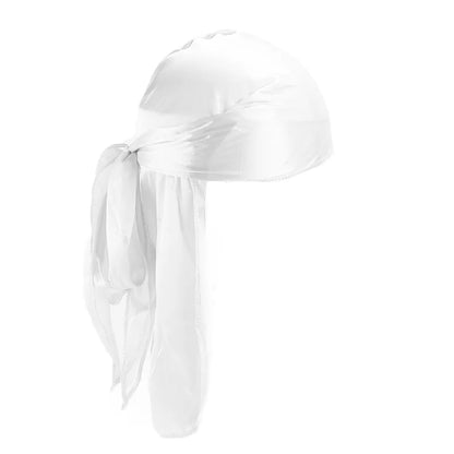 Unisex Silky Long Tail Durag Headwrap