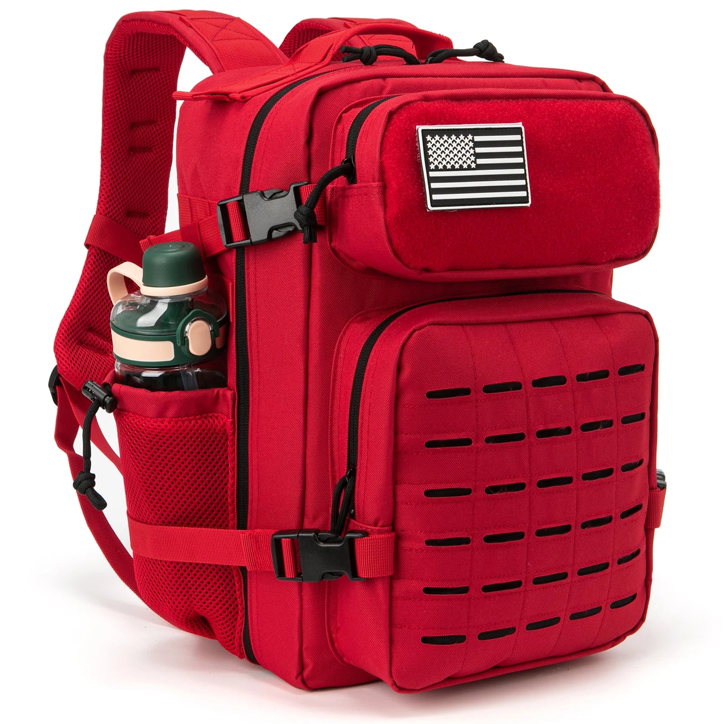 25L MOLLE Tactical Hiking Backpack with Dual Bottle Holders