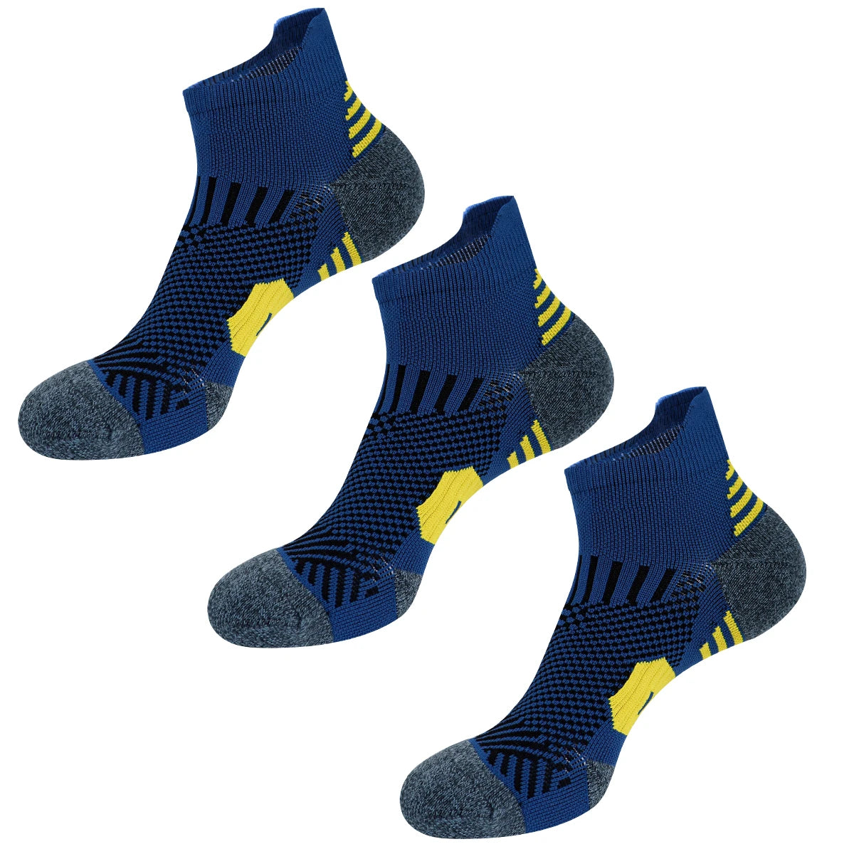 3 or 9 Pairs Non Slip Sports Socks for Men and Women