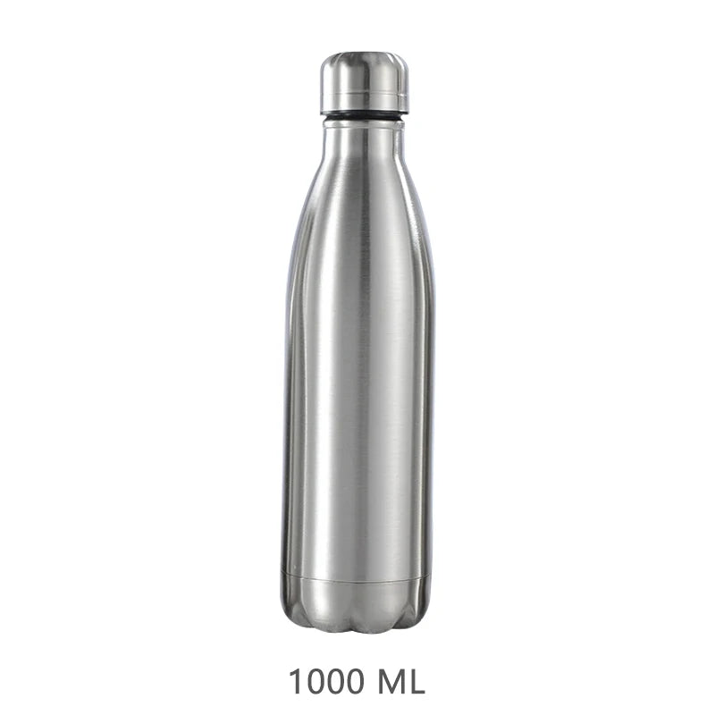 500ml to 1L Stainless Steel Sports Water Bottle