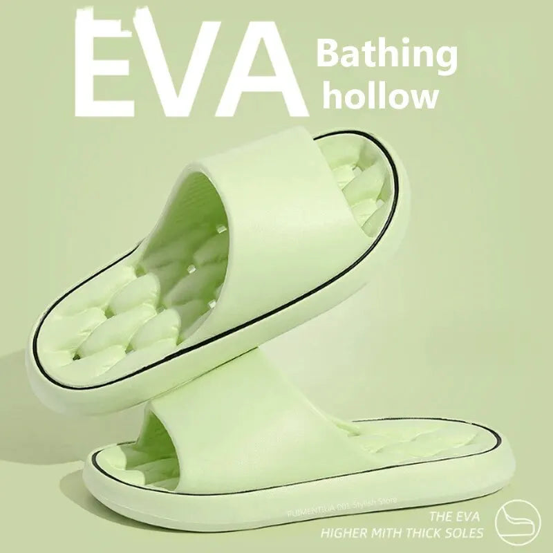 Quick Dry EVA Shower Slippers for Women Lightweight Beach Slides