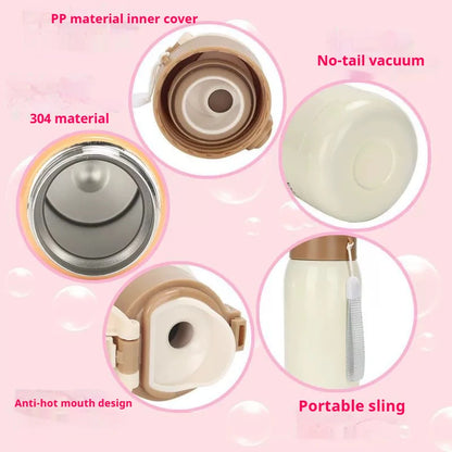200ml or 350ml Stainless Steel Mini Insulated Thermos Cup