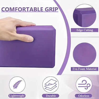 Foam Yoga Block for Pilates Stretching and Fitness
