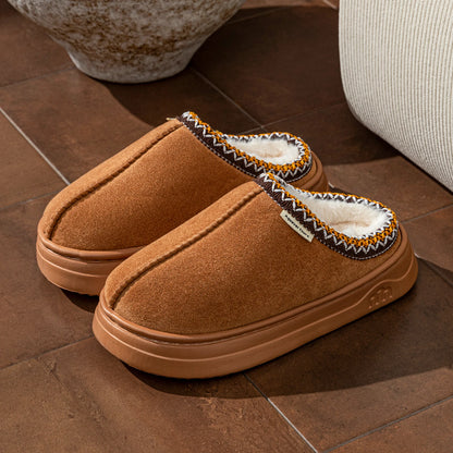 Unisex Warm Fuzzy Plush Slipper Boots