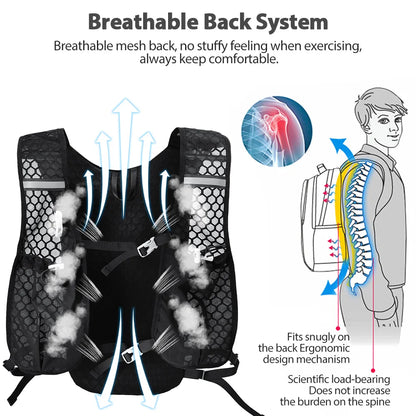 Lightweight Breathable Trail Running Hydration Vest
