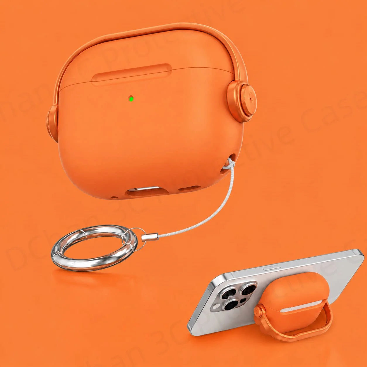 Shockproof AirPods Pro 3 and AirPods 4 Case with Lock and Cleaner Kit