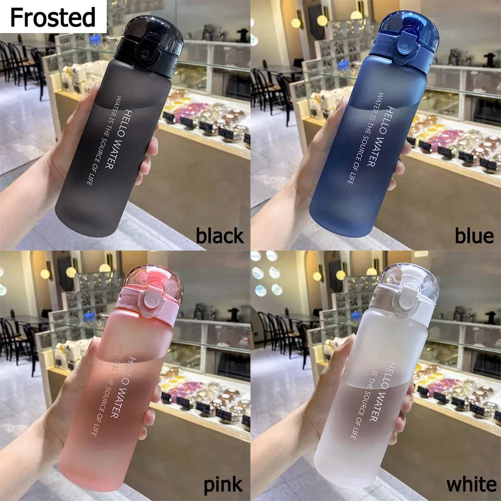 780ml Leak Proof Transparent Sports Water Bottle