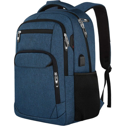 Men's Large Capacity Waterproof Travel Laptop Backpack