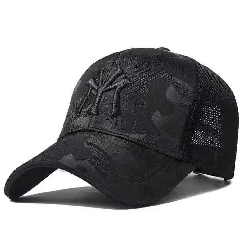 Adjustable Camouflage Letter Embroidered Baseball Cap