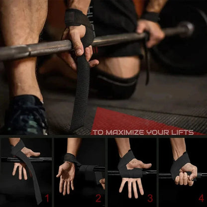 Adjustable Non Slip Weightlifting Wrist Straps