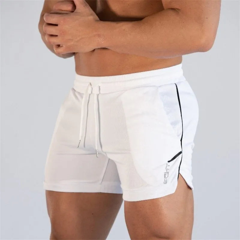 Men's Breathable Mesh Fitness Running Shorts