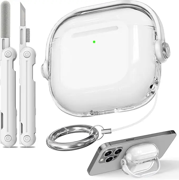 Shockproof AirPods Pro 3 and AirPods 4 Case with Lock and Cleaner Kit