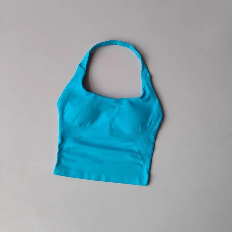 Women's Halter High Support Yoga Sports Bra