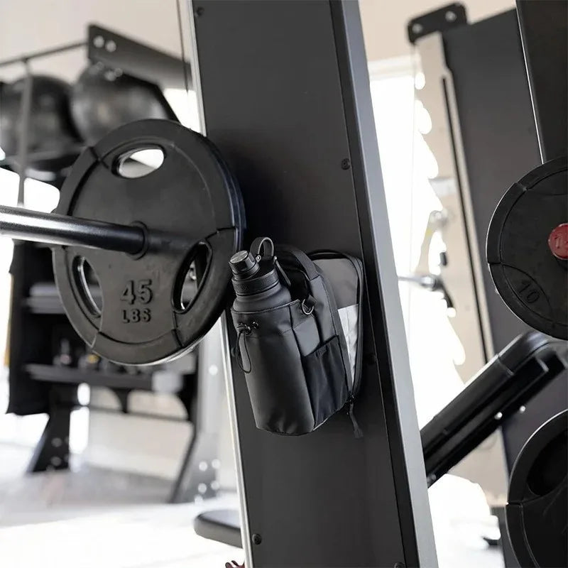 Large Capacity Magnetic Gym Bag with Phone and Water Bottle Pocket