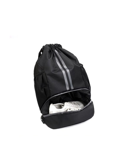 Women's Dry Wet Separation Sports Drawstring Backpack