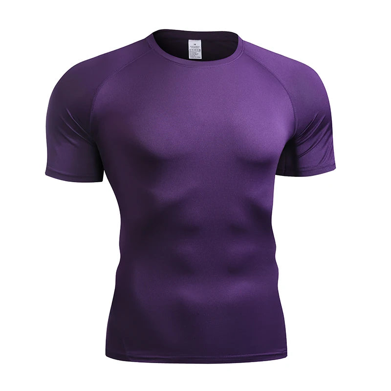 Men's Quick Dry Compression Running T Shirt