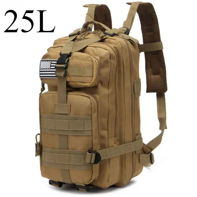 25L or 50L MOLLE Tactical Hiking Backpack