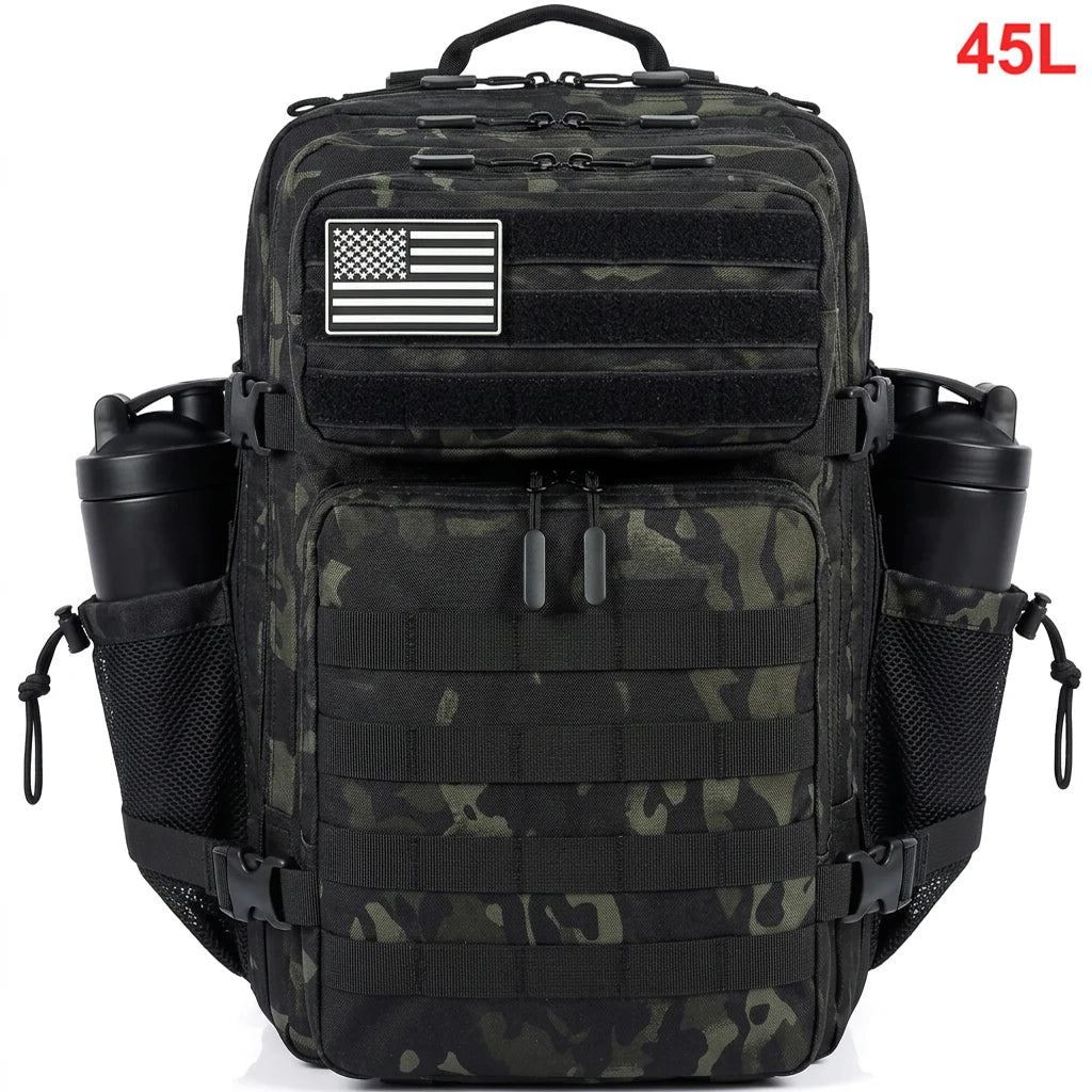 45L Waterproof Tactical Hiking and Travel Backpack