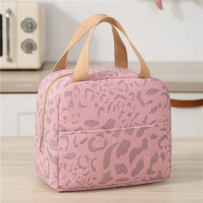 Ink Pattern Insulated Lunch Bag for Travel & Picnic