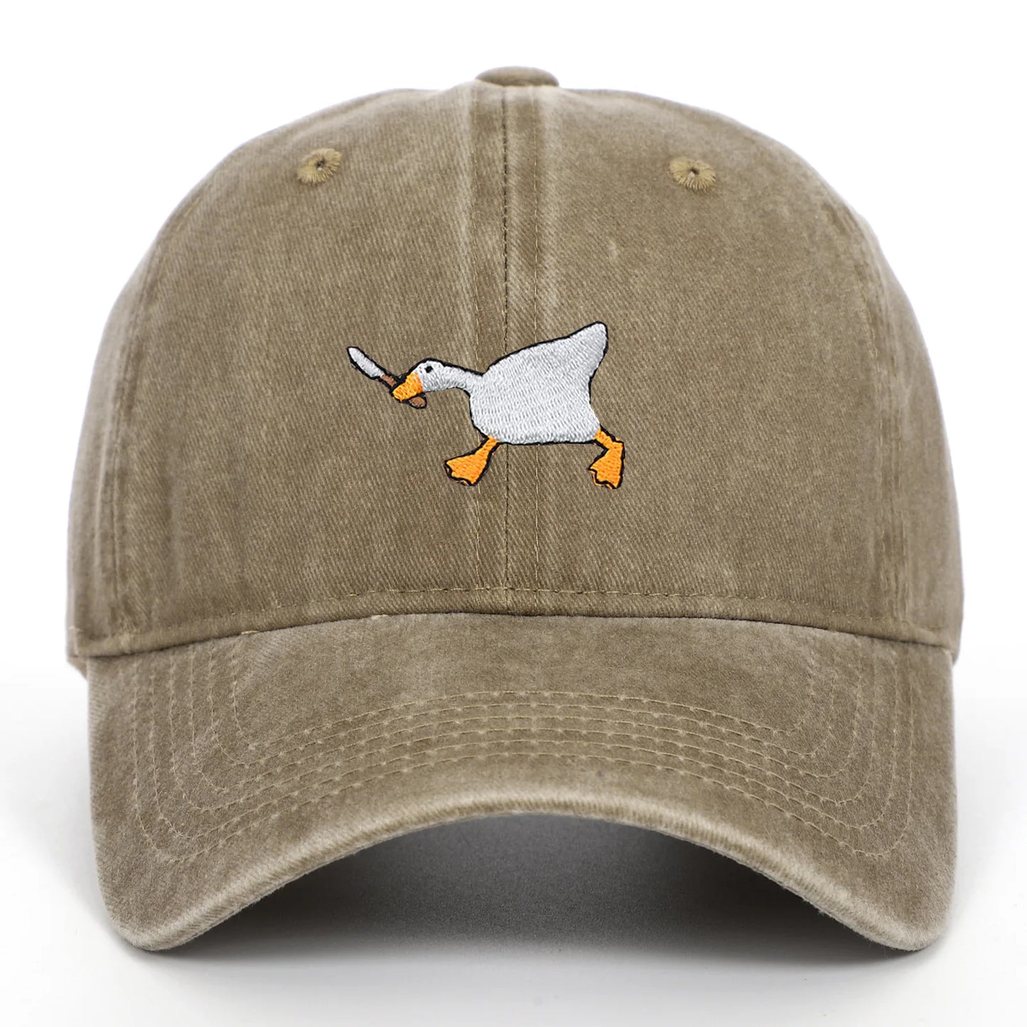 Unisex Embroidered Goose Baseball Cap