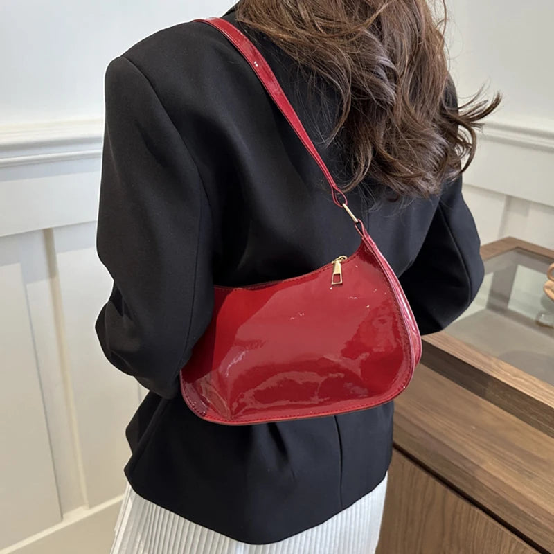 Women’s Retro PU Leather Shoulder Hobo Bag