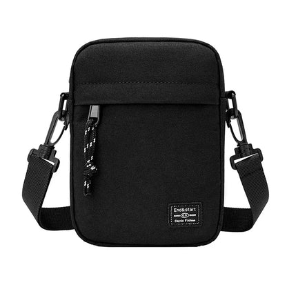Unisex Oxford Cloth Small Crossbody Shoulder Bag Casual Satchel