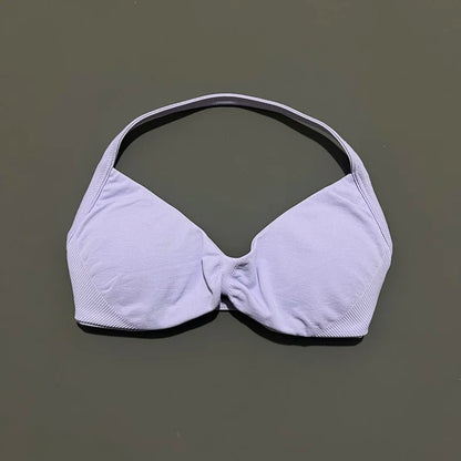 Women's High Support Strappy Halter Sports Bra