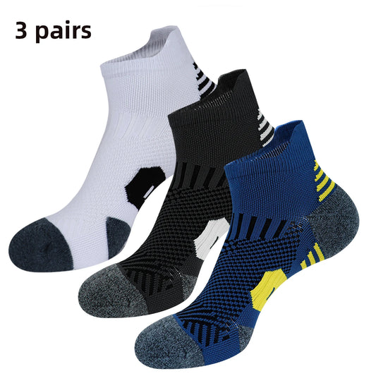 3 or 9 Pairs Non Slip Sports Socks for Men and Women