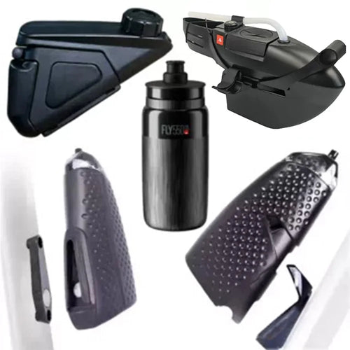 BPA Free Squeeze Cycling Water Bottle with Magnetic Cage