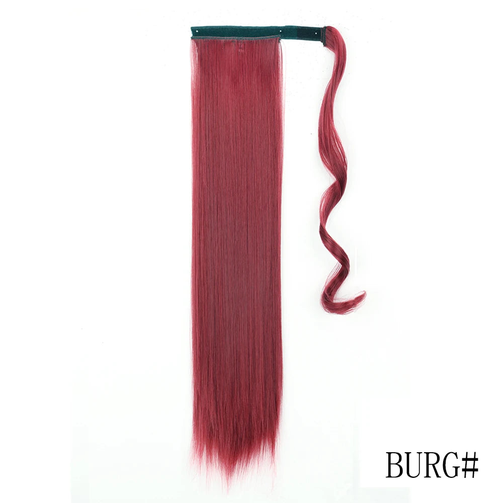 Long Straight Wrap Around Ponytail Hair Extension